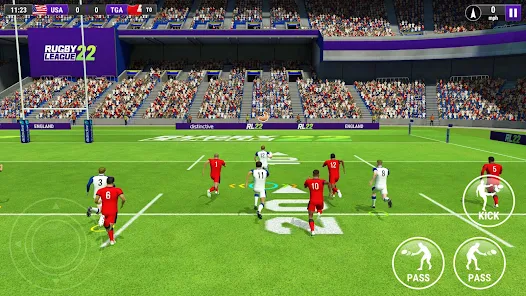 Rugby gameplay